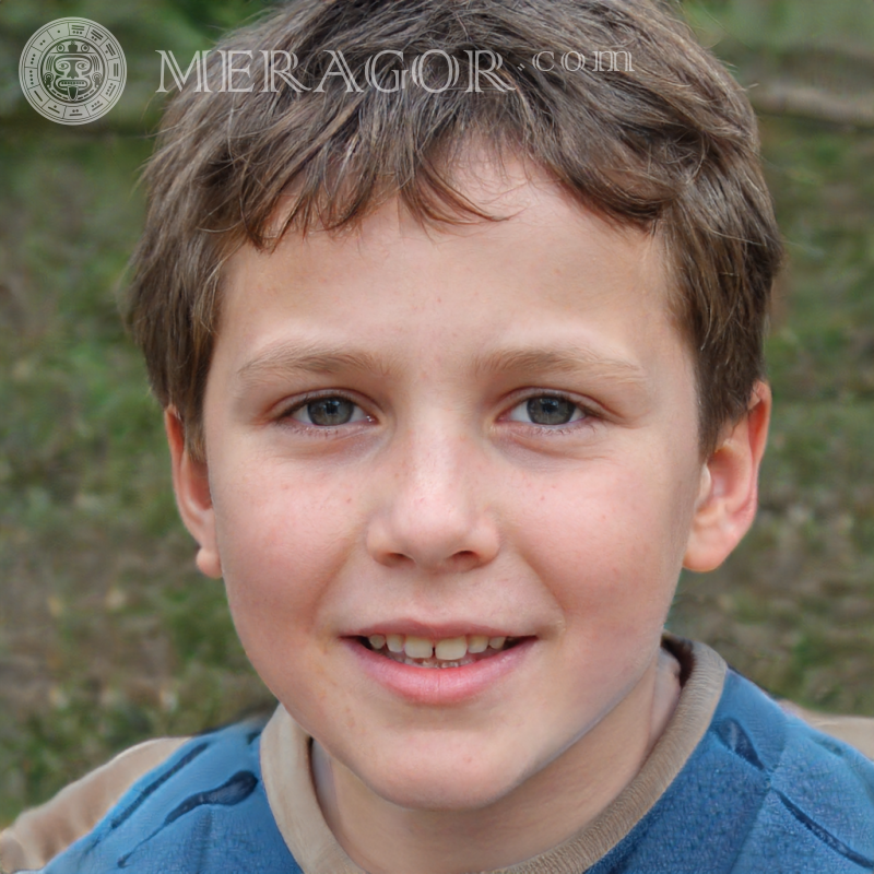 Baixe os melhores retratos da foto do rosto de menino Rostos de meninos Europeus Russos Ucranianos