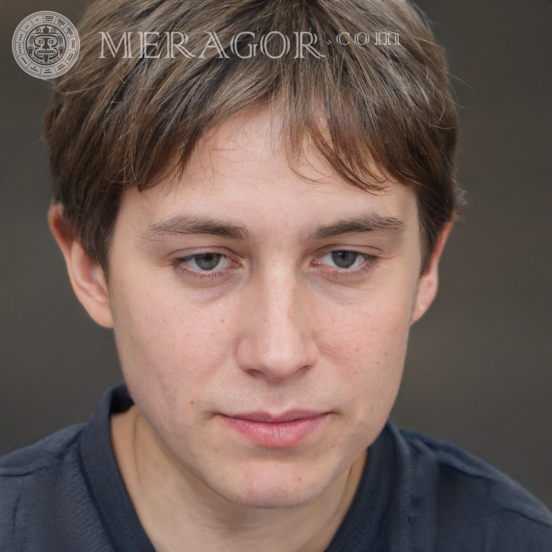 Fotos de caras engraçados para foto de perfil Rostos de rapazes Europeus Russos Pessoa, retratos