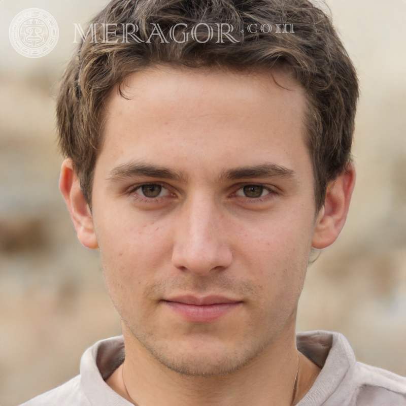 Foto de la cara de un chico 190 x 190 píxeles Rostros de chicos Europeos Rusos Caras, retratos