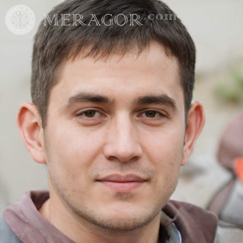 Faces of guys 22 years old dark hair Faces of guys Europeans Russians Faces, portraits