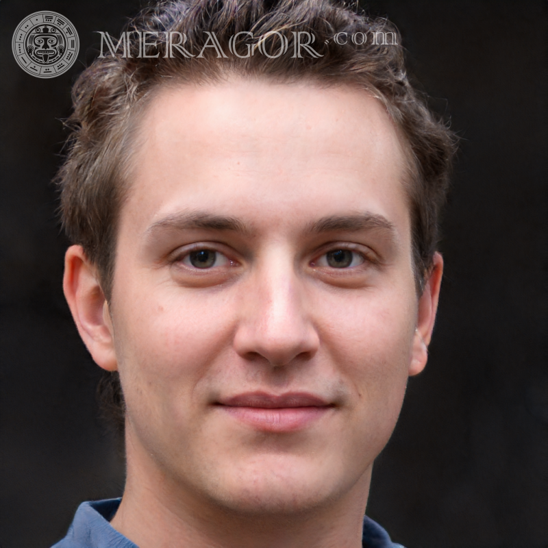 Photo un mec sur un avatar pour un site de rencontre Visages de jeunes hommes Européens Russes Visages, portraits