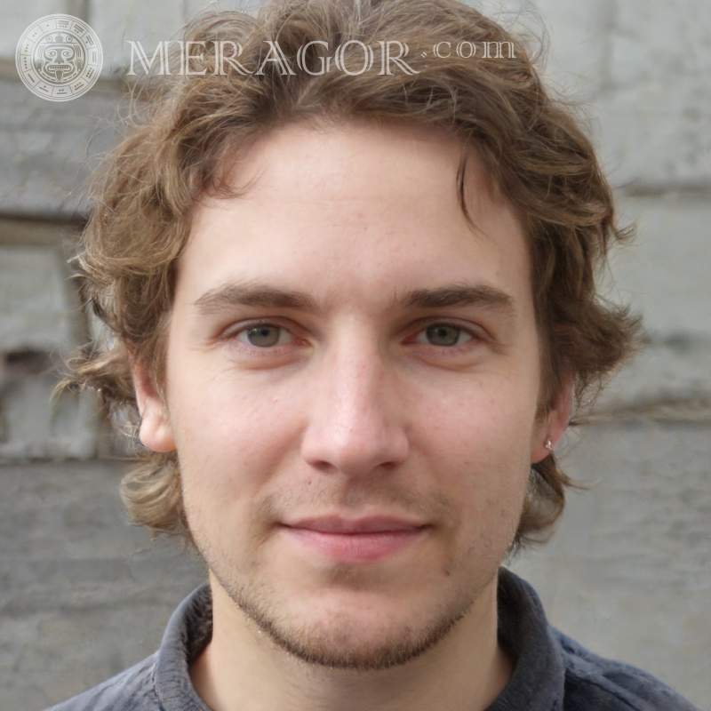 Photo un mec roux pour photo de profil Visages de jeunes hommes Européens Russes Visages, portraits