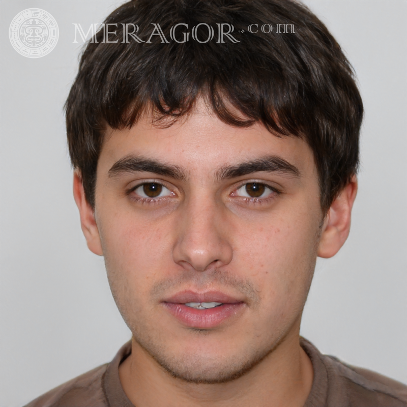 Лицо молодого парня на учетную запись Лица парней Европейцы Русские Лица, портреты