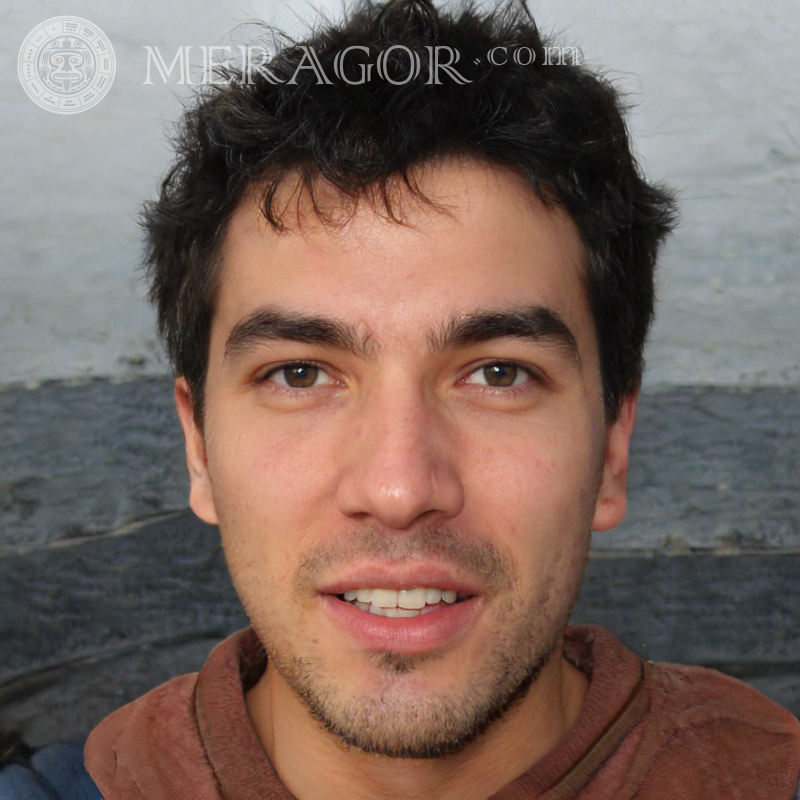 Photo of guy 29 years old dark hair Faces of guys Europeans Russians Faces, portraits