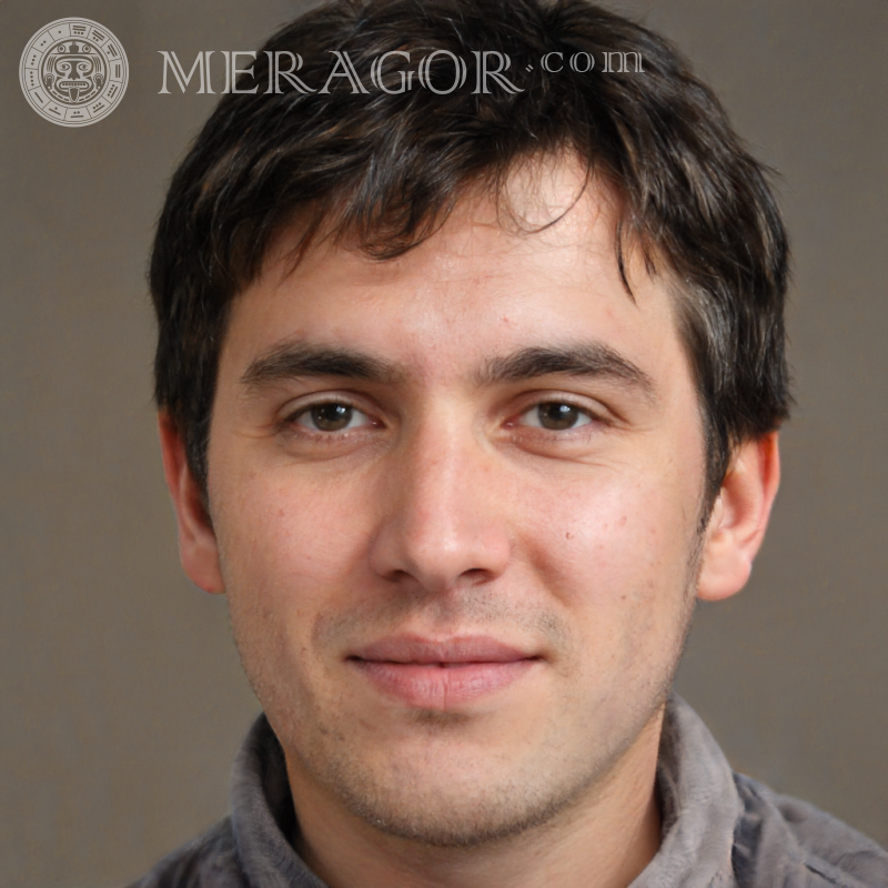 Foto von einem netten Typen 28 Jahre alt Gesichter von Jungs Europäer Russen Gesichter, Porträts