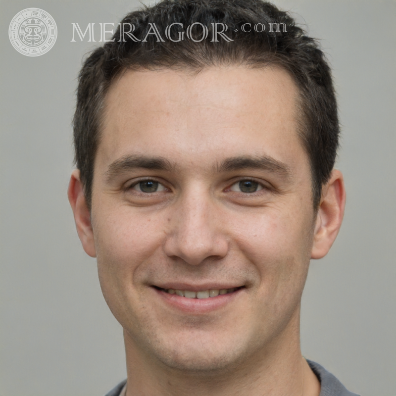 Photo of a guy 29 years old for a passport Faces of guys Europeans Russians Faces, portraits