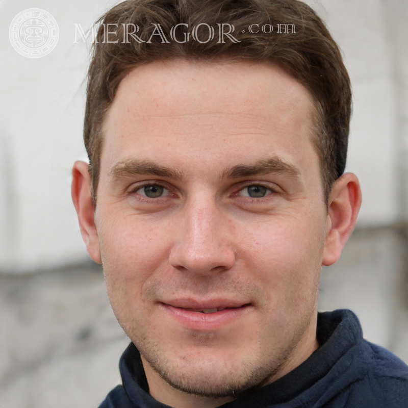 Handsome face of a guy 36 years old Faces of guys Europeans Russians Faces, portraits