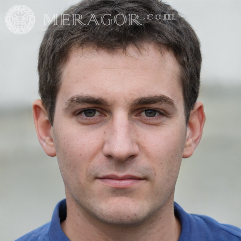 Foto von einem 29-jährigen Mann | 3 Gesichter von Jungs Europäer Russen Gesichter, Porträts