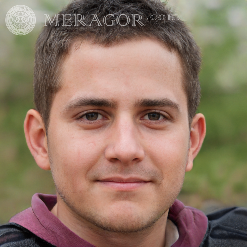 Photo of a handsome guy 15 years old Faces of guys Europeans Russians Faces, portraits