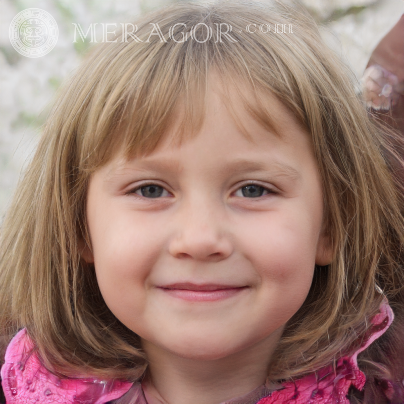 El rostro de una chica rusa de buena calidad. Rostros de niñas pequeñas Europeos Rusos Caras, retratos