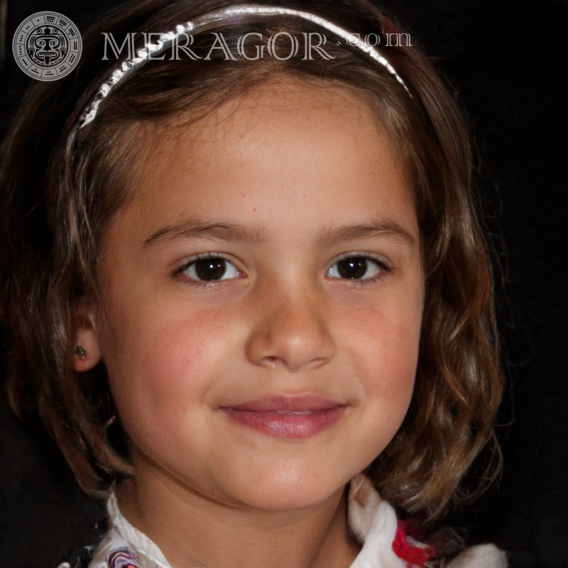 Das Gesicht eines russischen Mädchens Meragor-Website Gesichter von kleinen Mädchen Europäer Russen Gesichter, Porträts