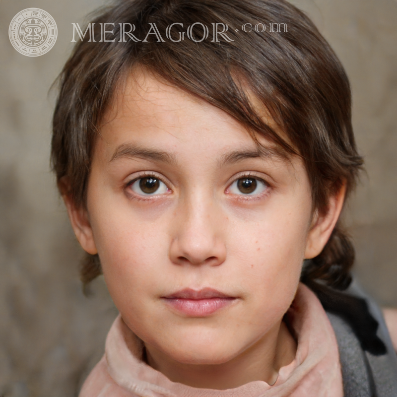 Mädchengesicht auf Rechnung | 0 Gesichter von kleinen Mädchen Europäer Russen Gesichter, Porträts
