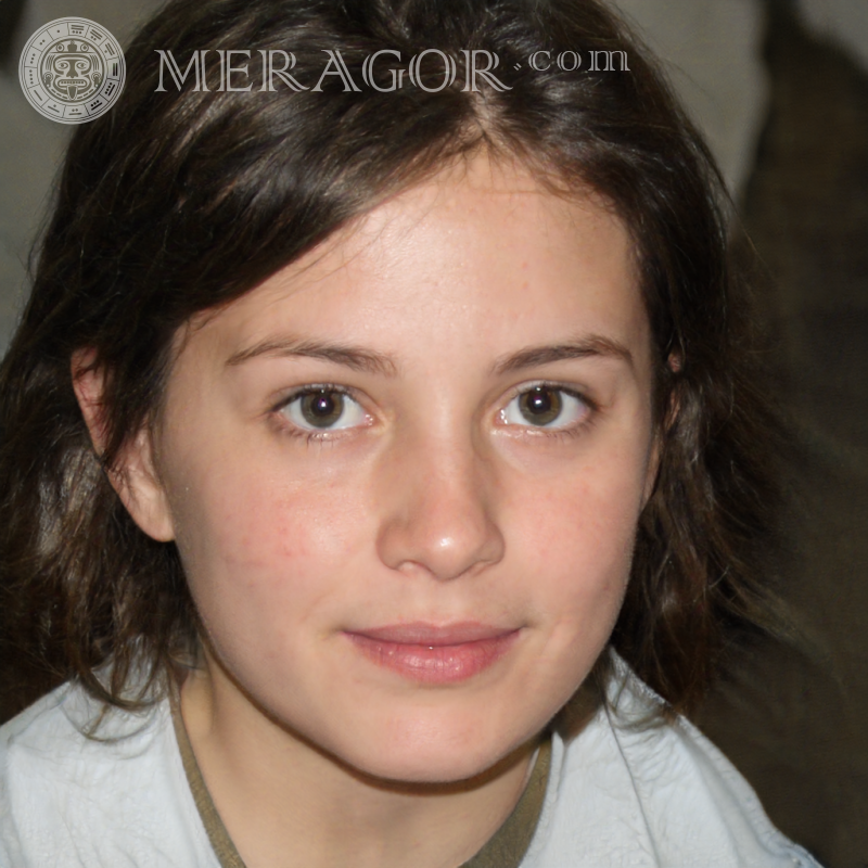Girl's face best portraits Faces of small girls Europeans Russians Faces, portraits