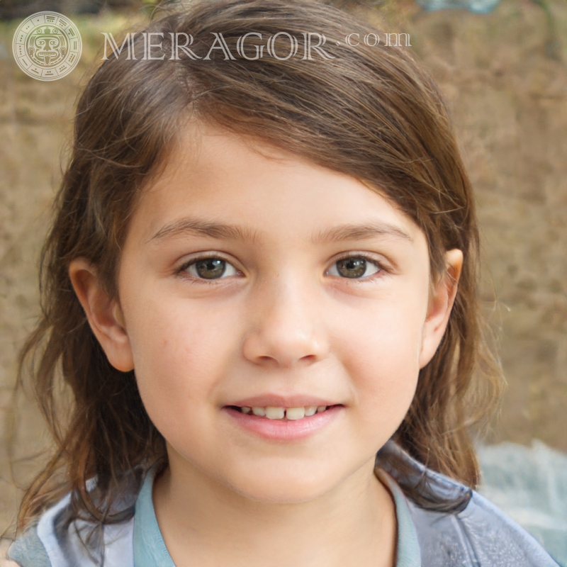 Little girl face best portraits Faces of small girls Europeans Russians Faces, portraits