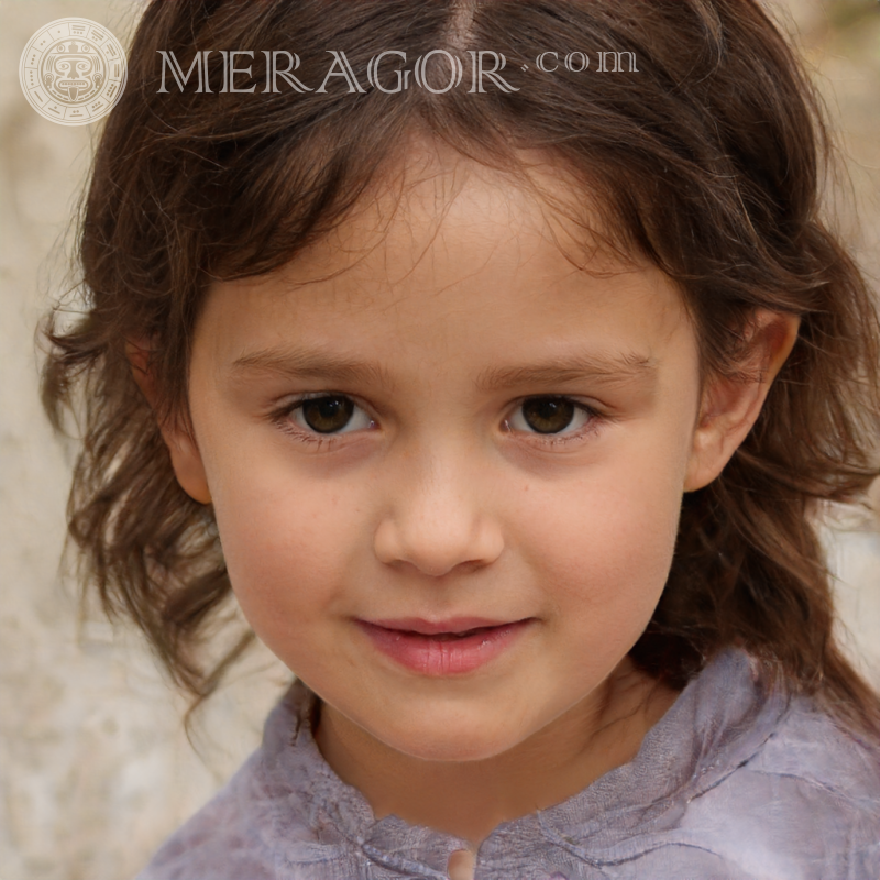 Cara de niña 200 x 200 píxeles Rostros de niñas pequeñas Europeos Rusos Caras, retratos