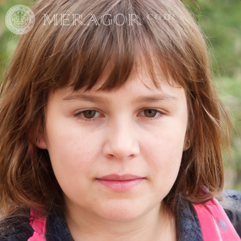 The girl's face created by the generator | 0 Faces of small girls Europeans Russians Faces, portraits