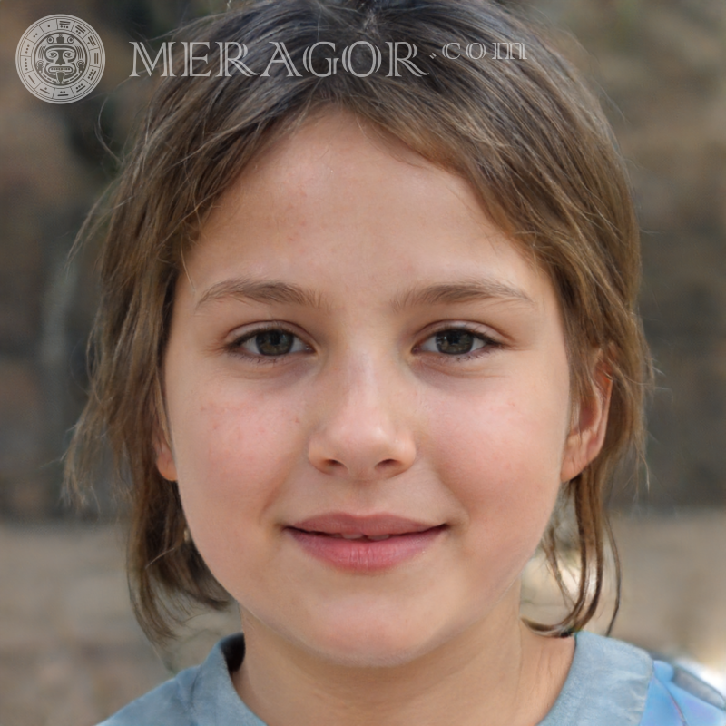 Girl face download portrait | 2 Faces of small girls Europeans Russians Faces, portraits