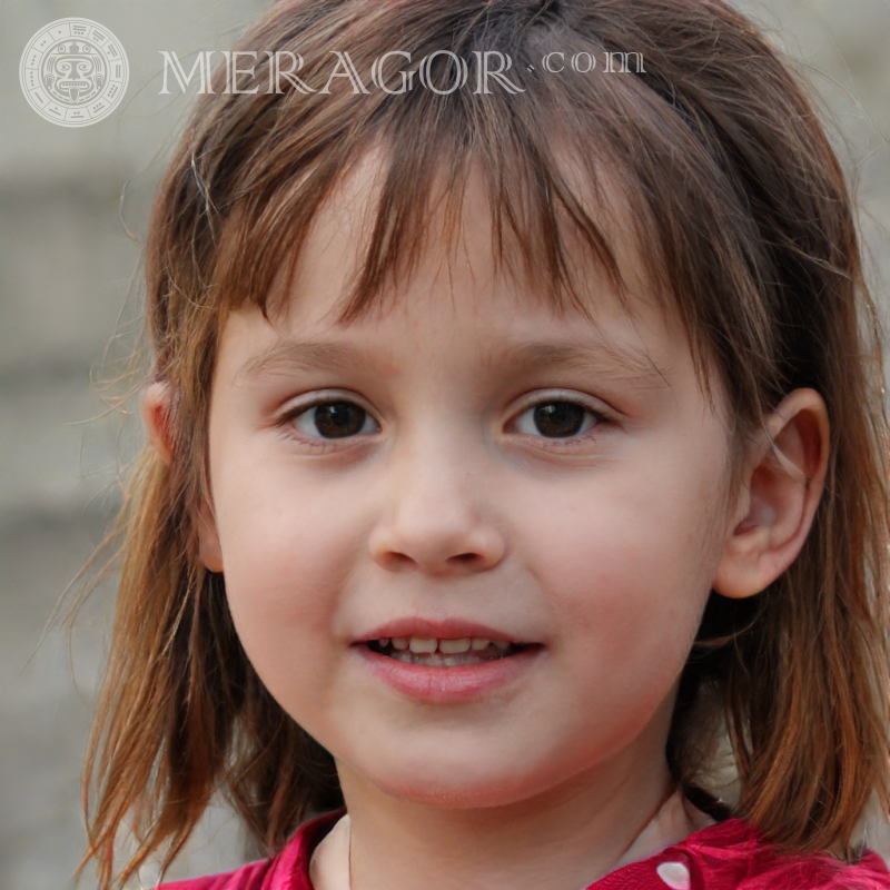 Girl's face for registration 2 years Faces of small girls Europeans Russians Faces, portraits
