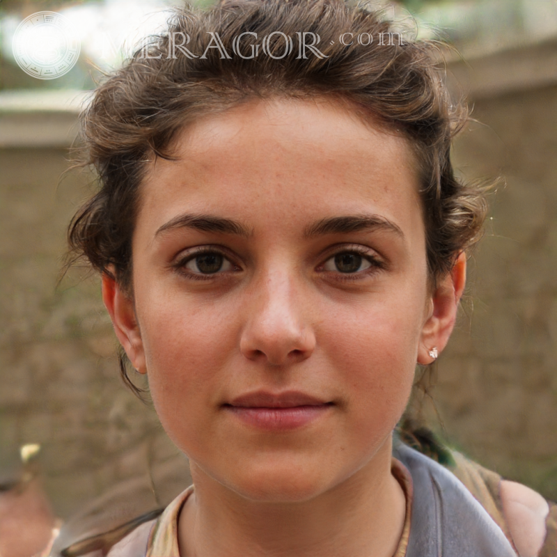 Fille mulâtre Visages de petites filles Européens Russes Visages, portraits