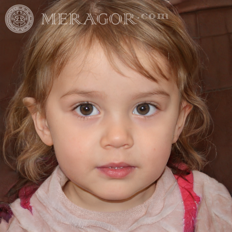 Bellos rostros de niñas en el teléfono Rostros de niñas pequeñas Europeos Rusos Caras, retratos