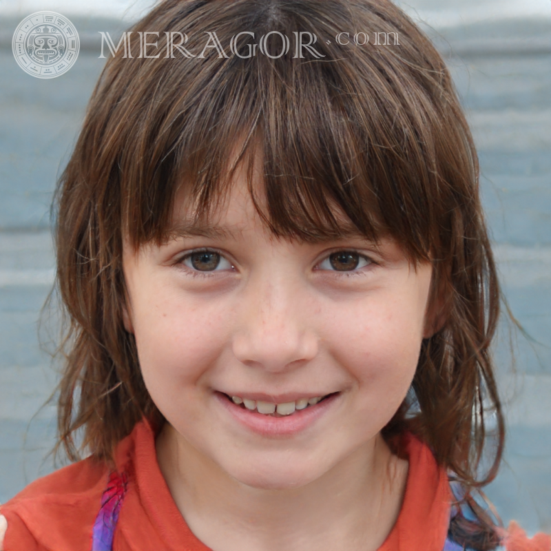 Rostos lindos de garotinhas TikTok Rostos de meninas Europeus Russos Pessoa, retratos
