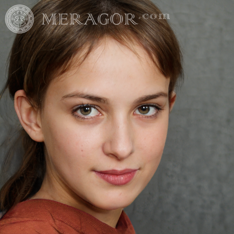 Rostos lindos de garotas para um site de namoro Rostos de meninas Europeus Russos Pessoa, retratos