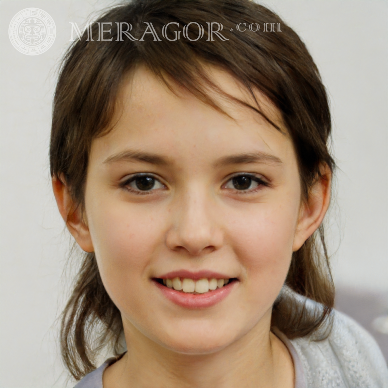 Foto de meninas de 16 anos Rostos de meninas Europeus Russos Pessoa, retratos