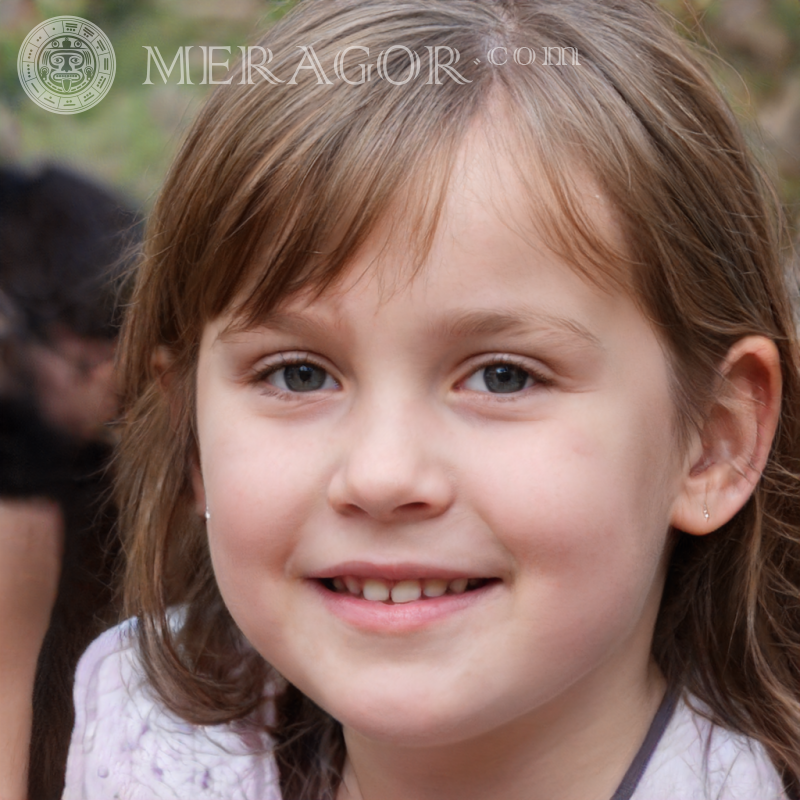 Gesicht des kleinen Mädchens 128 x 128 Pixel Gesichter von kleinen Mädchen Europäer Russen Maedchen