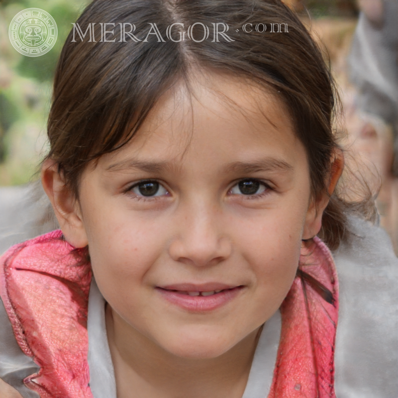 Avatar de rosto de menina na página Rostos de meninas Europeus Russos Meninas