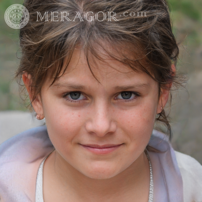 Generador de caras de niña Meragor | 0 Rostros de niñas pequeñas Europeos Rusos Niñas