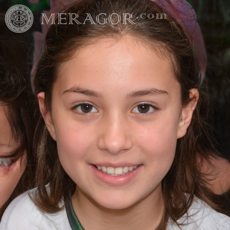 Le visage une fille russe Site Meragor.com Visages de petites filles Européens Russes Petites filles