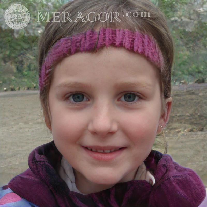 Foto von schönen Mädchen 110 x 110 Pixel Gesichter von kleinen Mädchen Europäer Russen Maedchen