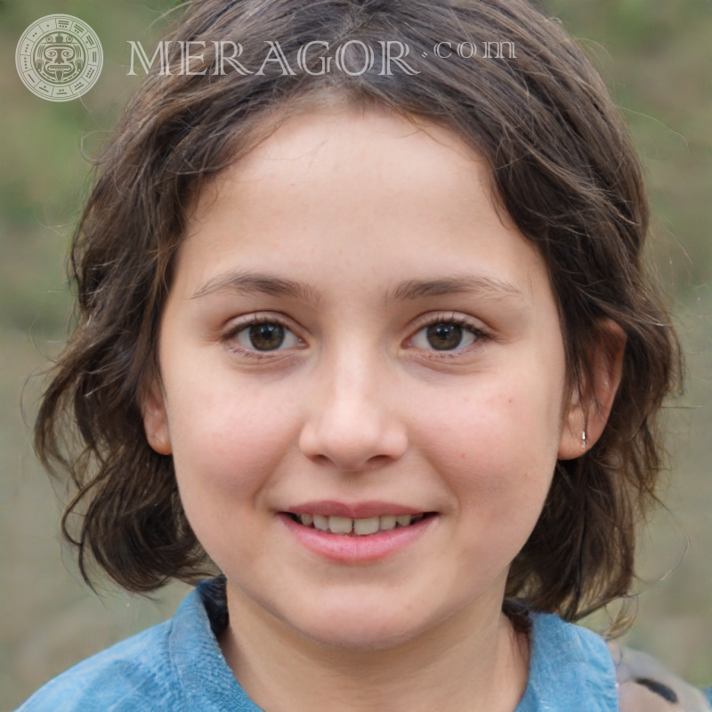 Photo de belles petites filles téléchargement gratuit Visages de petites filles Européens Russes Petites filles