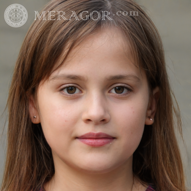 Foto de chicas guapas de 90 por 90 píxeles Rostros de niñas pequeñas Europeos Rusos Niñas