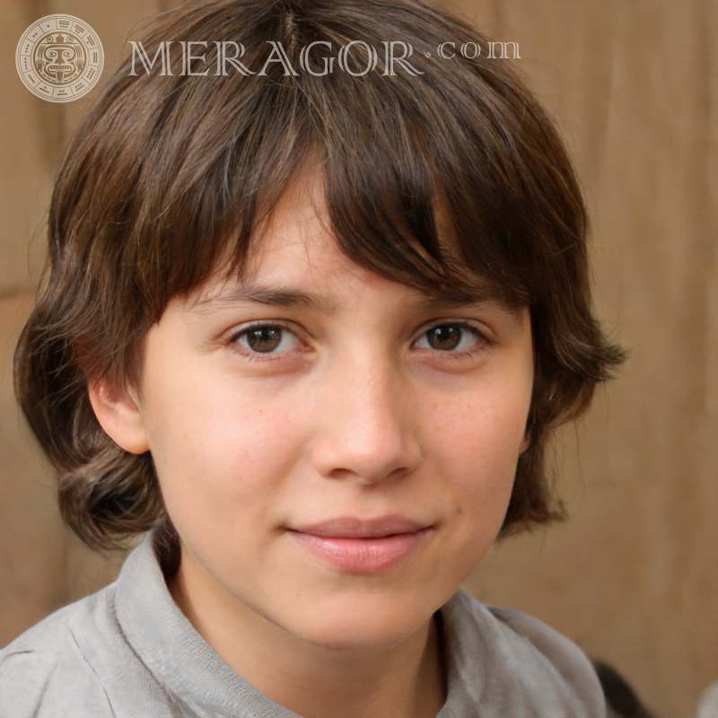 Téléchargez le visage de la fille sur le site Meragor Visages de petites filles Européens Russes Petites filles