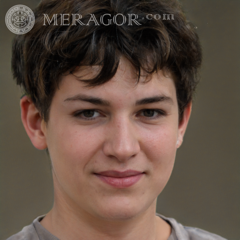 Junges Gesicht Foto herunterladen zufälliges Bild Gesichter von Jungen Europäer Russen Ukrainer