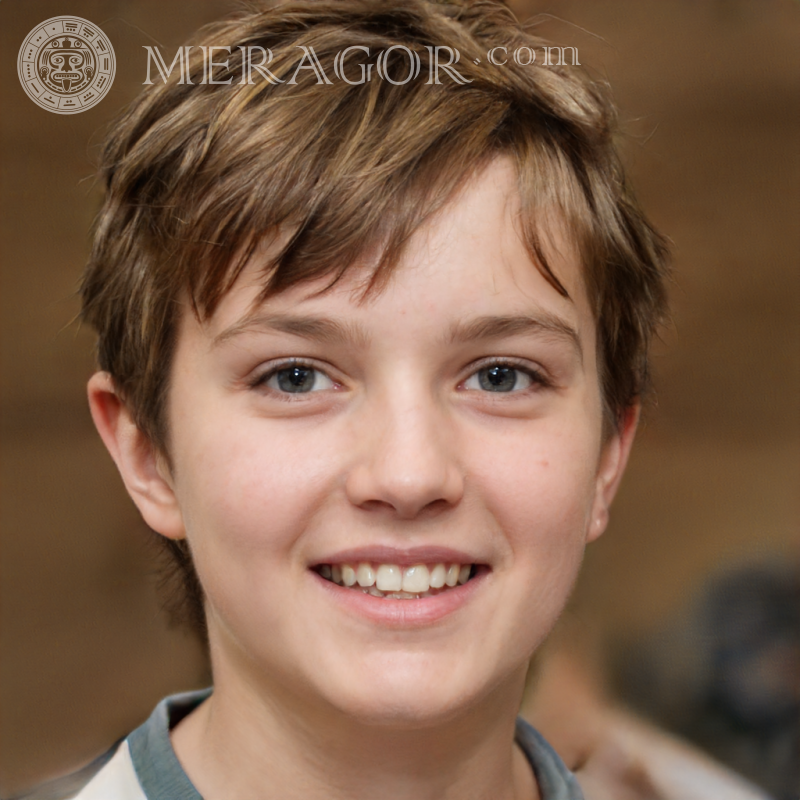 Téléchargez la photo selfie du visage un garçon Visages de garçons Européens Russes Ukrainiens