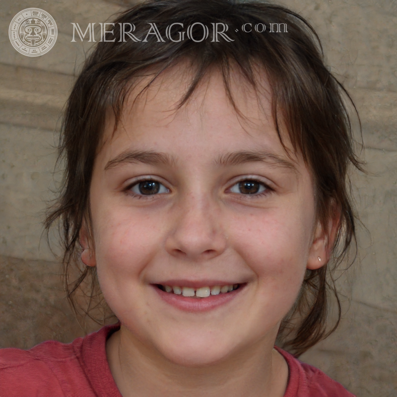 Лицо маленькой девочки для регистрации для регистрации Лица девочек Европейцы Русские Девочки