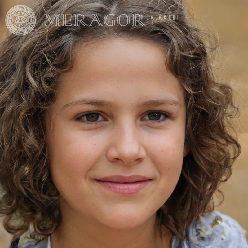 Girl's face for registration for the site Faces of small girls Europeans Russians Small girls