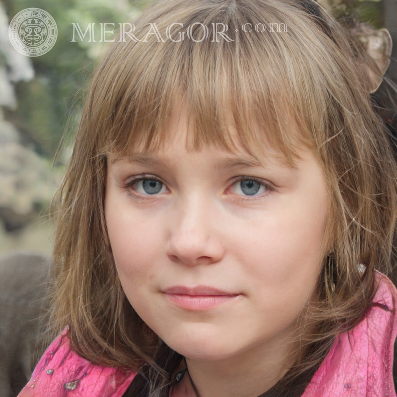 Foto da garota no avatar do site Rostos de meninas Europeus Russos Meninas
