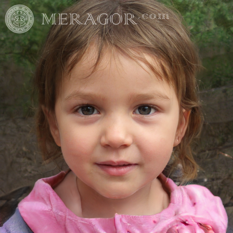 Фото маленької дівчинки на аватарку Особи маленьких дівчаток Європейці Російські Дівчата