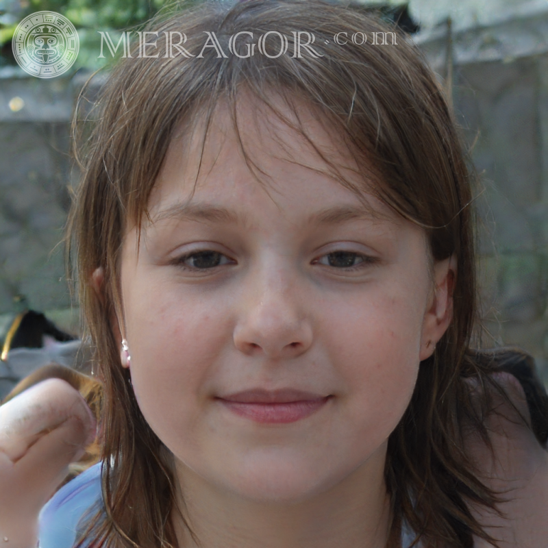 Picture of a girl's face how to think of Faces of small girls Europeans Russians Small girls