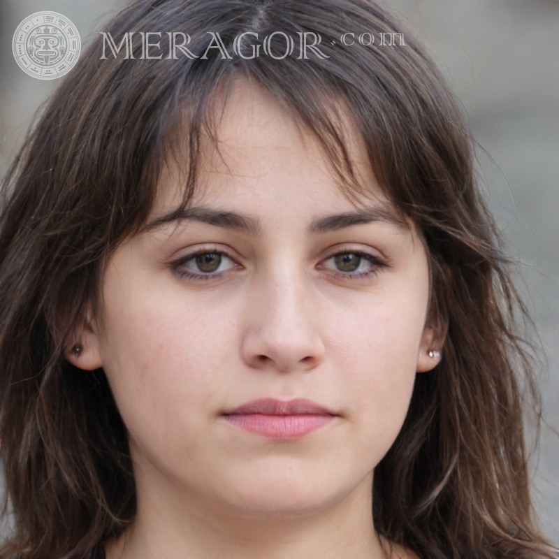 Bild Mädchen Gesicht 19 Jahre alt Gesichter von kleinen Mädchen Europäer Russen Maedchen