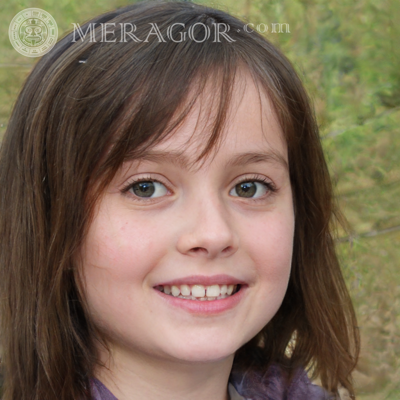 Créer un avatar pour une fille TikTok Visages de petites filles Européens Russes Petites filles