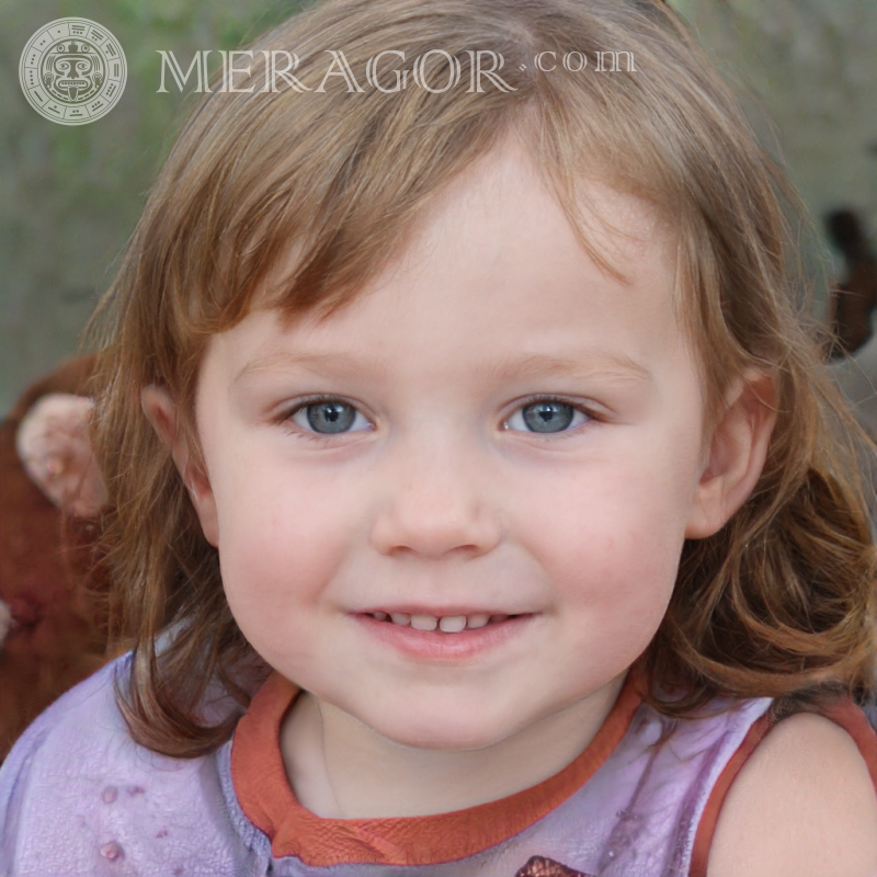 Beautiful face of a girl 2 years old Faces of small girls Europeans Russians Small girls