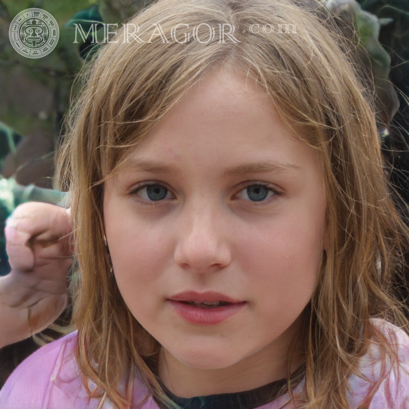 Avatares lindos para fotos aleatórias de garotas Rostos de meninas Europeus Russos Meninas