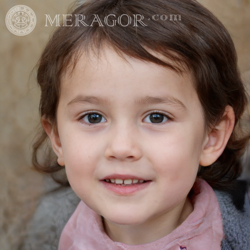 Beautiful face of a little girl how to create Faces of small girls Europeans Russians Small girls