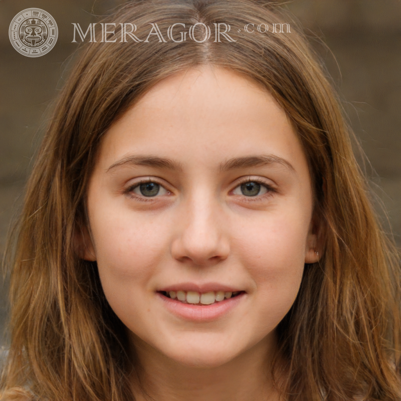 Hermoso rostro de chica de Facebook Rostros de niñas pequeñas Europeos Rusos Niñas