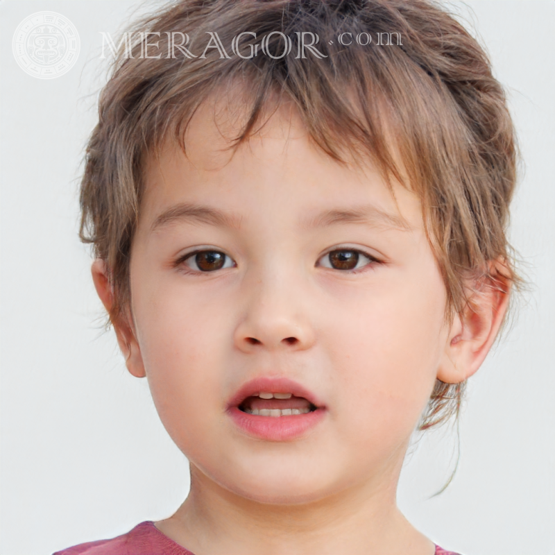 Beautiful photo of a girl's face 1 year old Faces of small girls Europeans Russians Small girls