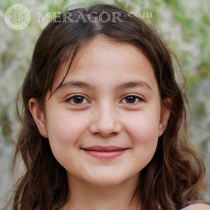 Foto von kleinen Mädchen auf YouTube-Avatar Gesichter von kleinen Mädchen Europäer Russen Maedchen